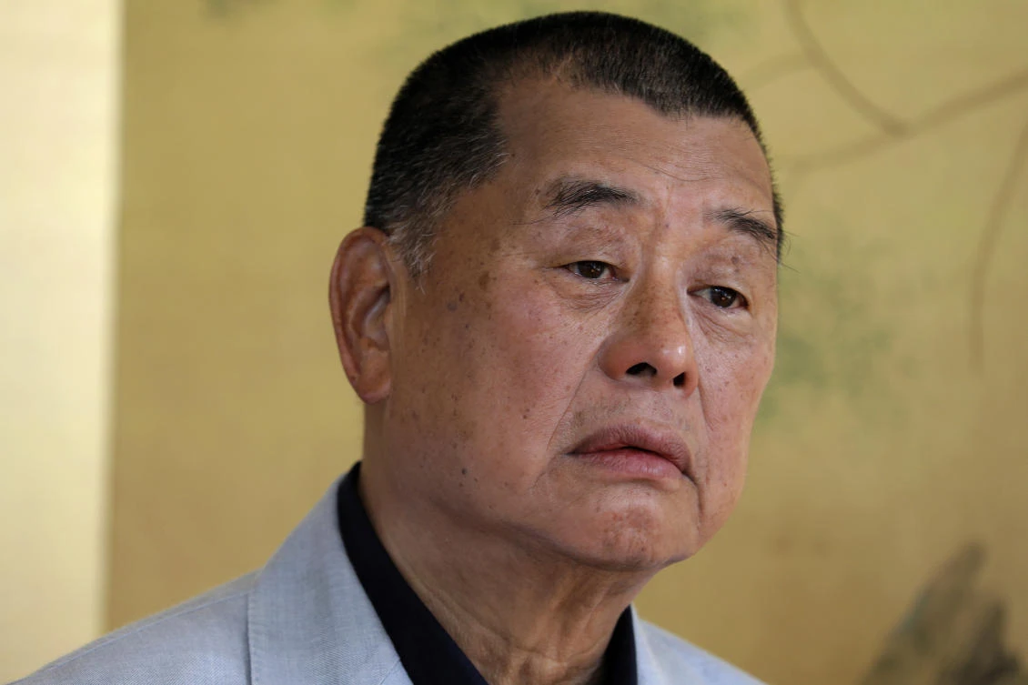 Jimmy Lai is the founder of the pro-democracy newspaper Apple Daily. (AP)