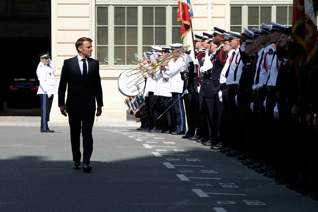 French President Emmanuel Macron repeatedly called for a ceasefire in Gaza. (File/AP)