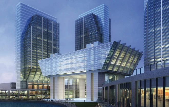 The financial center also issued 1,271 new licenses in the first half of the year, up 20.5 percent on an annual basis.