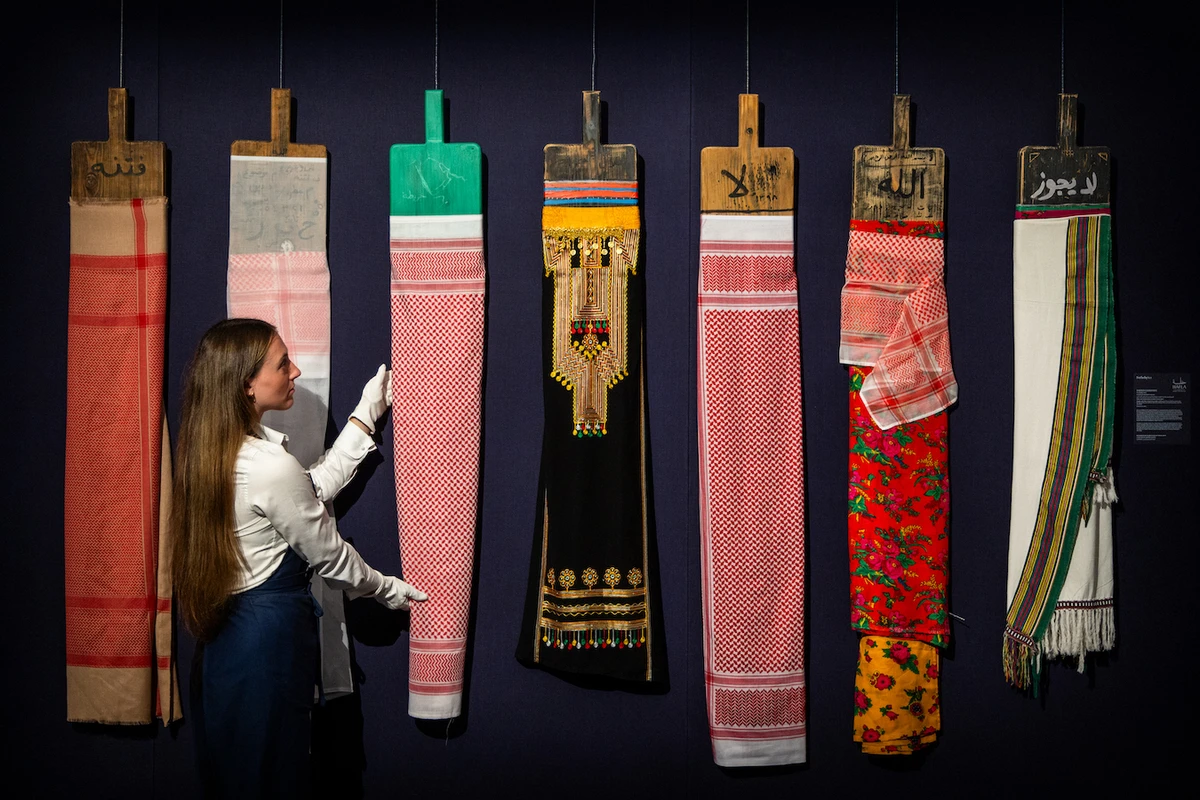 Saudi artist Saeed Gamhawi's, 'Nineteen Seventy-Seven' is part of 'Hafla' at Sotheby's London. (Supplied)