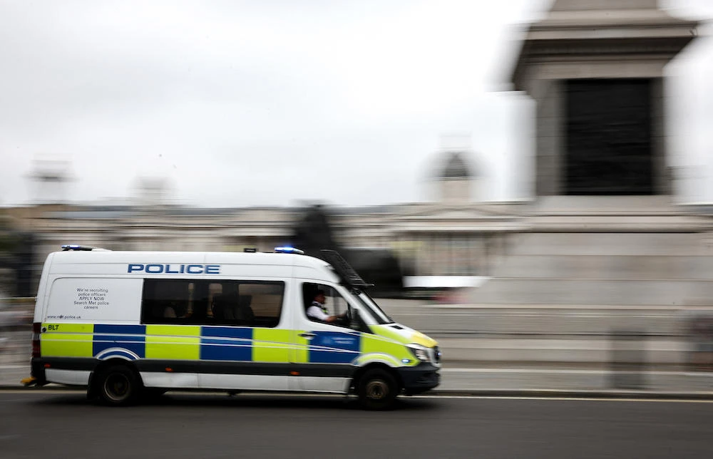 British police charged the duo with preparation of terrorist acts and collecting information likely to be useful to a person preparing such an act. (AFP)
