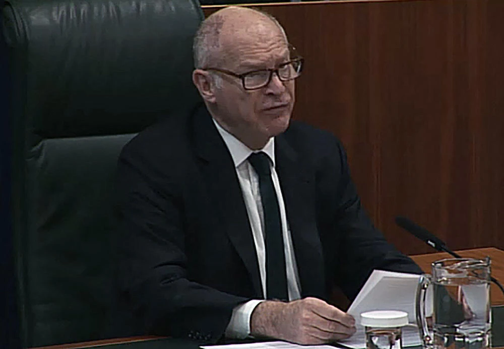 British judge David Neuberger was also a former president of the Supreme Court in the UK. (AFP file photo)