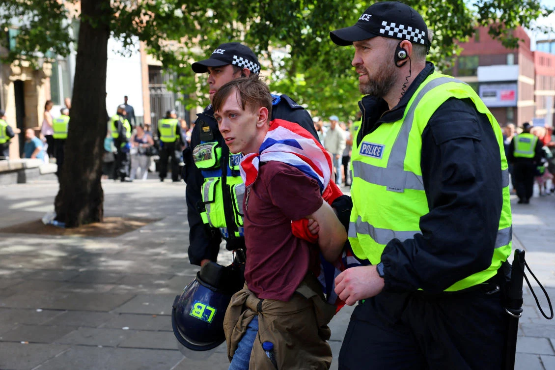 The public’s concerns about immigration have increased in the aftermath of the rioting in many towns and cities this month by anti-immigration demonstrators. (Reuters)