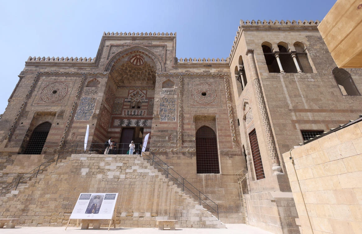 A view of restoration project at the historic Bimaristan Al-Muayyad Sheikh, one of the oldest hospitals, following extensive renovations carried out in partnership between Egypt’s Tourism and Antiquities Ministry and USAID. (Reuters)