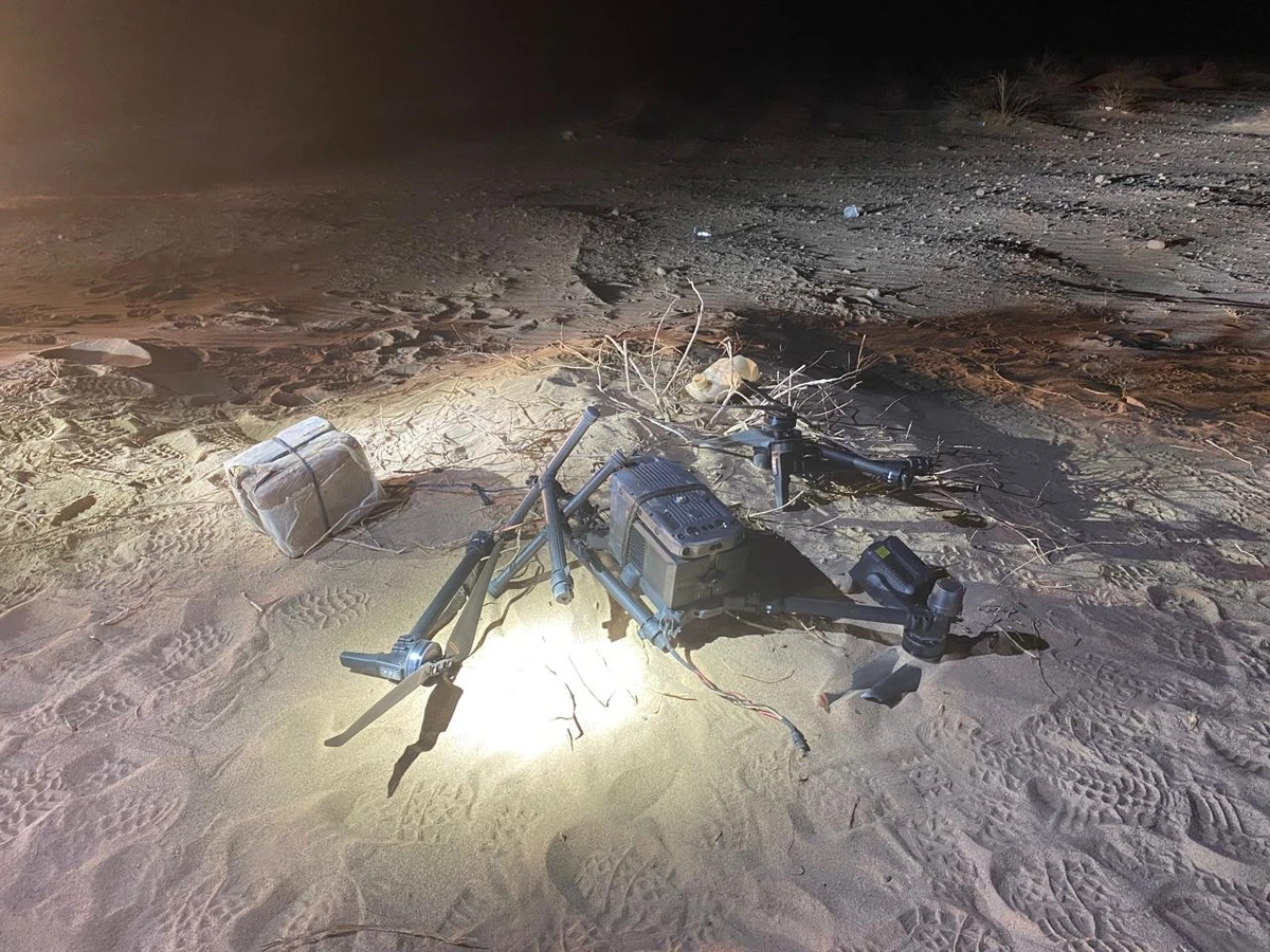 The drone was shot down in Jordanian territory. (Petra)