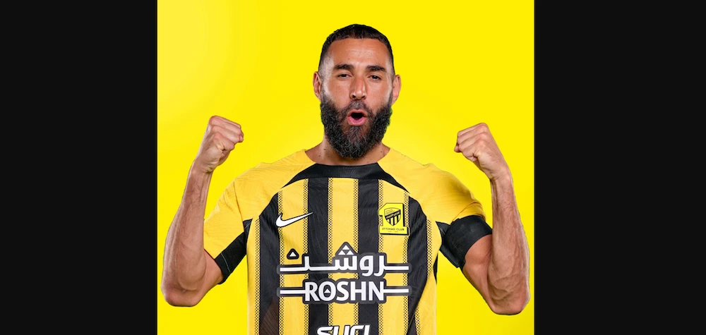 Al-Ittihad's Karim Benzema is expecting a title challenge from the Jeddah giants this season. (SPL)
