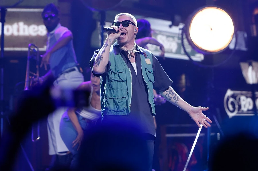 US rapper Macklemore has cancelled his show in Dubai. (File/ Getty Images)