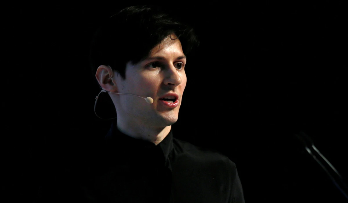 Founder and CEO of Telegram Pavel Durov delivers a keynote speech during the Mobile World Congress in Barcelona, Spain February 23, 2016. (REUTERS)