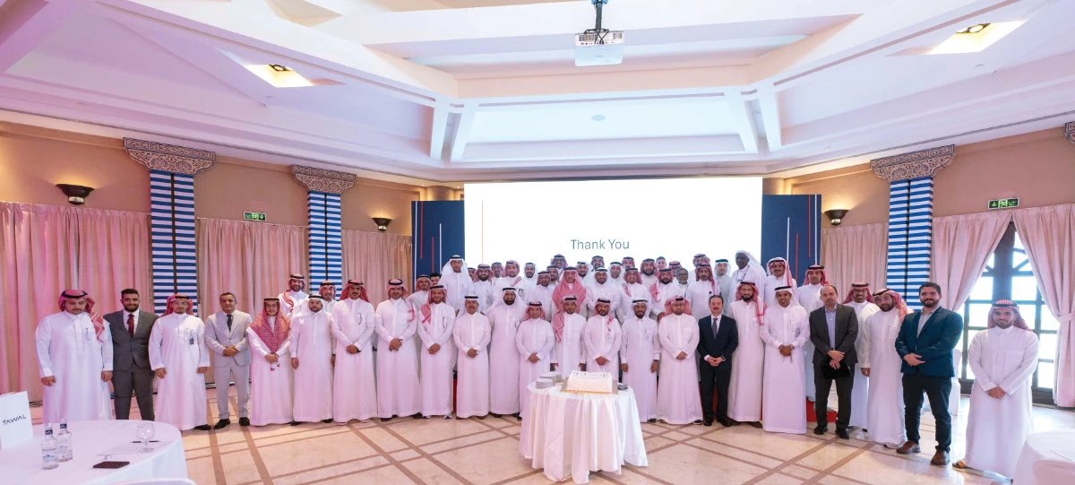 The event in Jeddah was attended by several company leaders and senior officials.