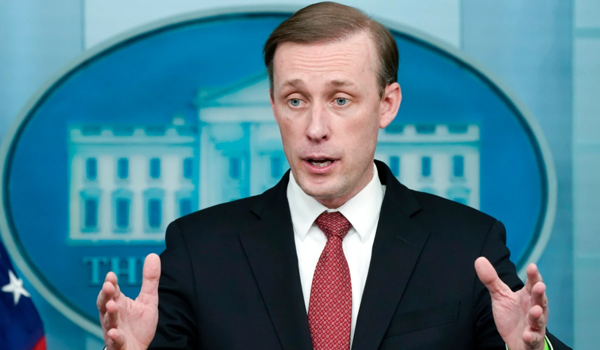 White House national security adviser Jake Sullivan speaks during a press briefing at the White House, in Washington. (AP file photo)