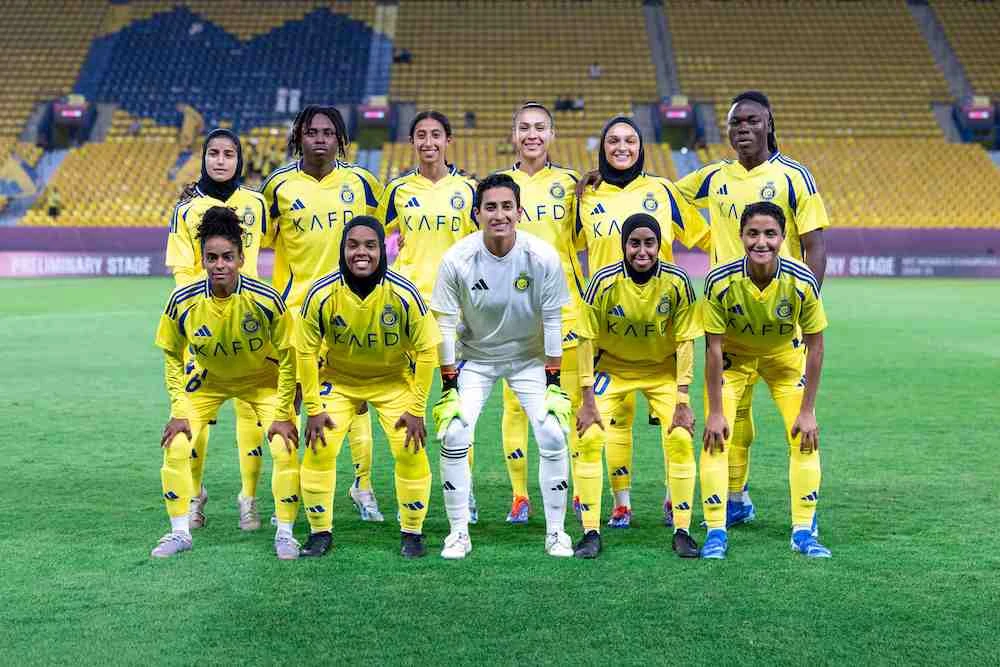 Al-Nassr made their first ever appearance in the AFC Women’s Champions League in Riyadh on Sunday. (Supplied)