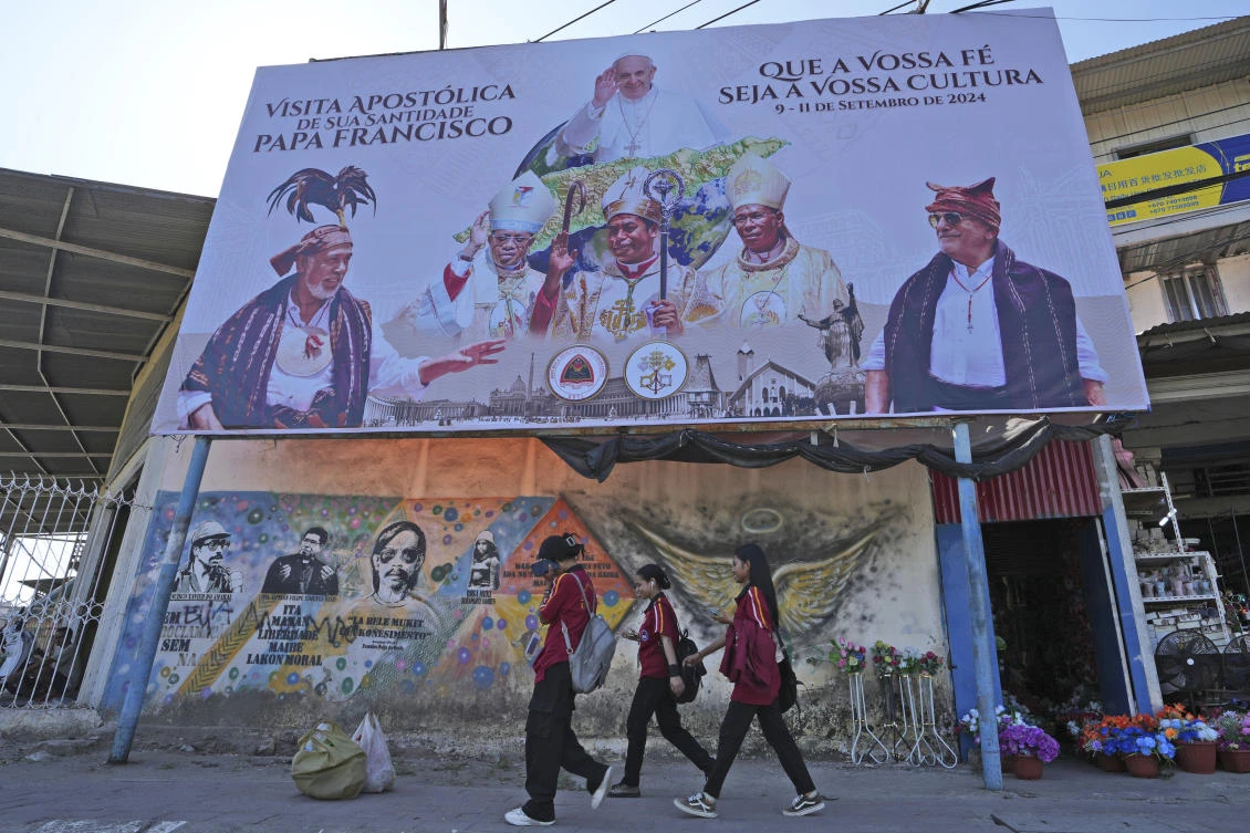 Pope Francis will come face to face with the Timorese faithful on his first trip to the country. (AP/FILE)