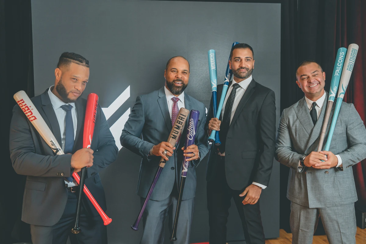 Baseball United founder Kash Shaikh (second left) credits the Dubai-based organization's progress to partnerships with some the games biggest names. (Supplied)