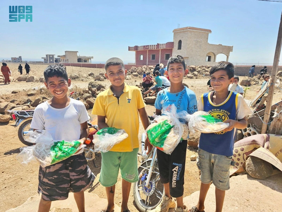 In Lebanon, KSrelief continued the fourth phase of Al-Amal Charitable Bakery project in Akkar Governorate and Al-Minieh District. (SPA)
