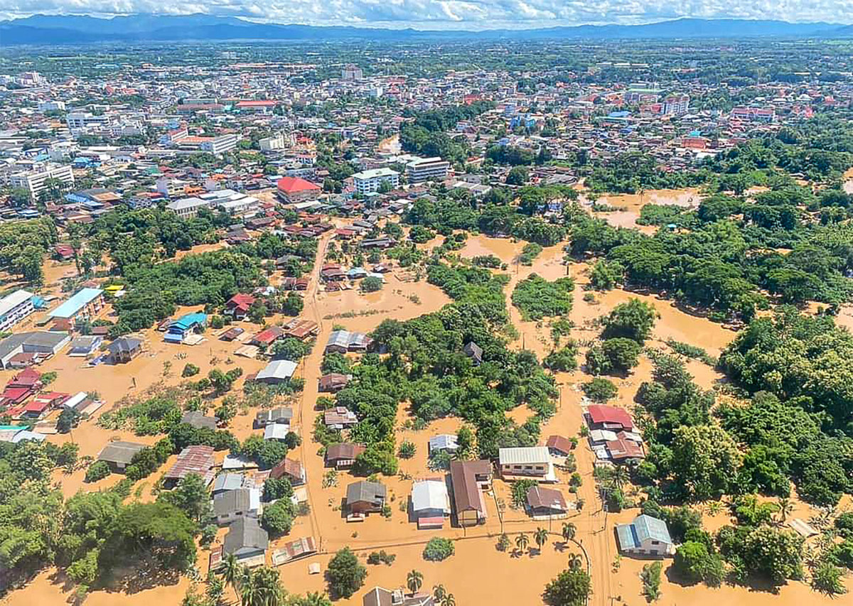 Since Aug. 16, flooding and run-off in Thailand has affected 23 provinces, killed 22 people, and injured 19 others. (File/AFP)