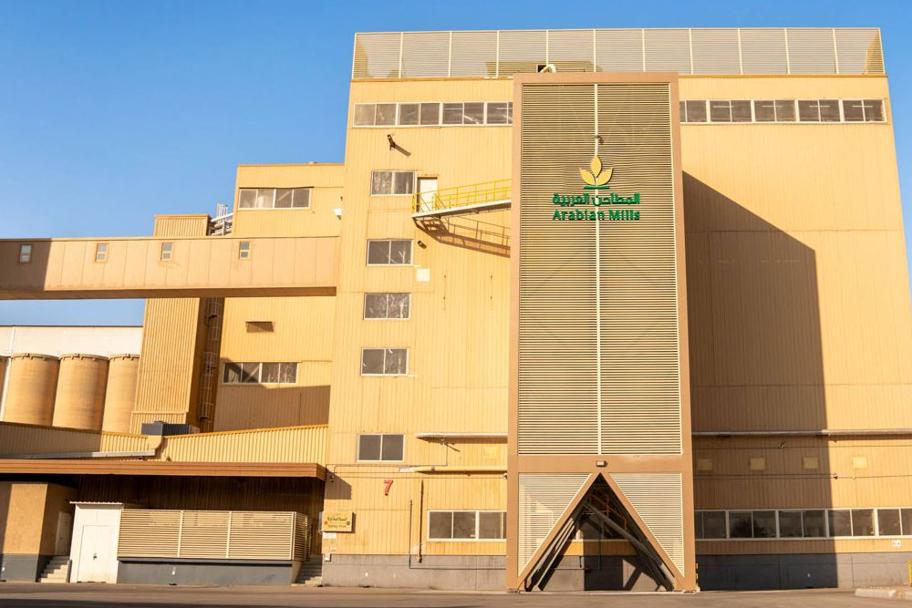 Arabian Mills has a daily flour production capacity of 4,920 tonnes and a daily feed milling capacity of 600 tonnes. Arabian Mills