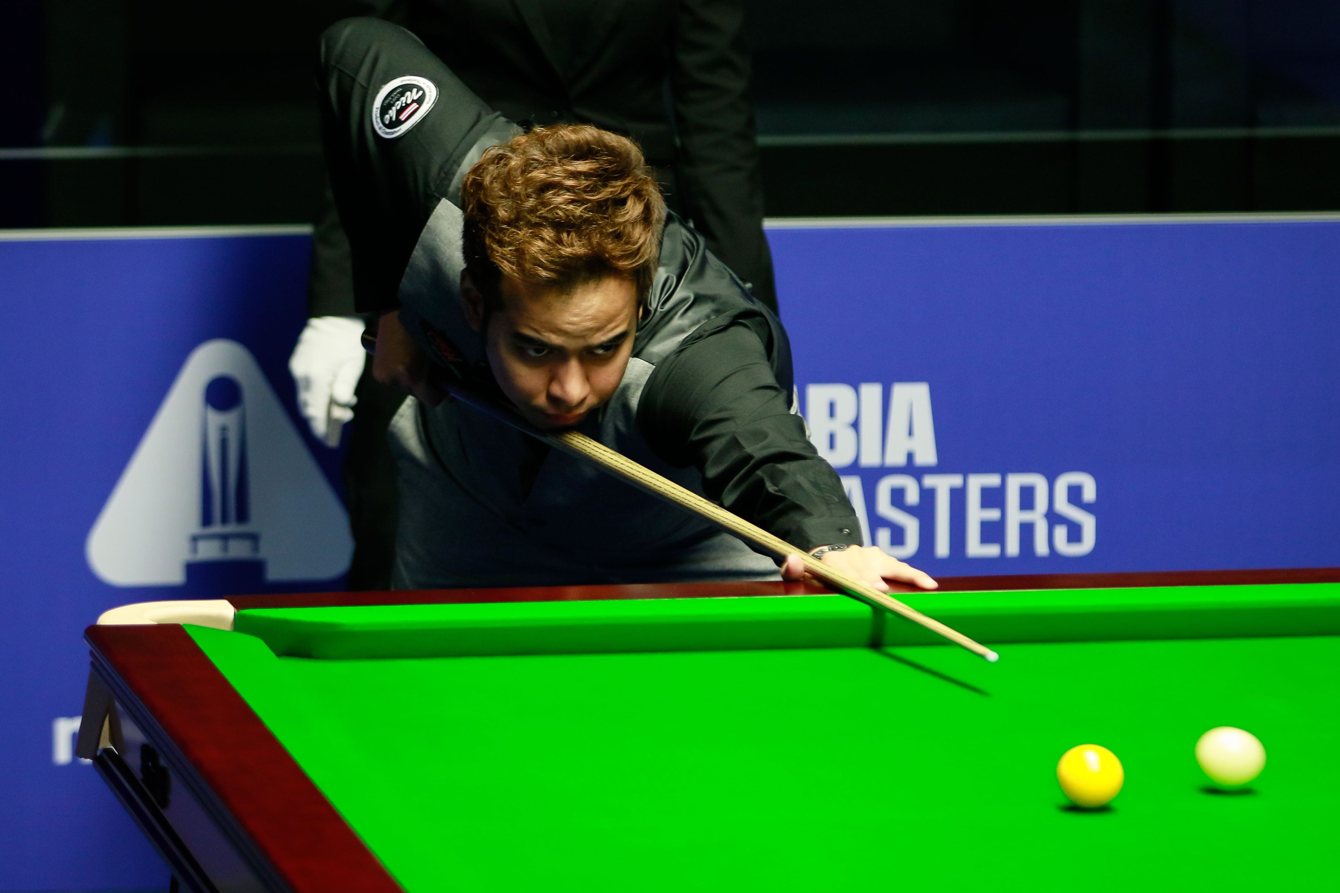 Noppon Saengkham on Sunday became the first player to hit a 147 at Saudi Arabian Snooker Masters in Riyadh. (Supplied)