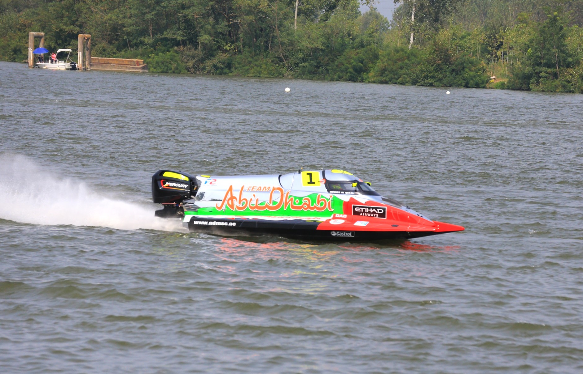 Team Abu Dhabi's Rashed Al-Qemzi claimed victory in the Grand Prix of Italy on Sunday. (Supplied)
