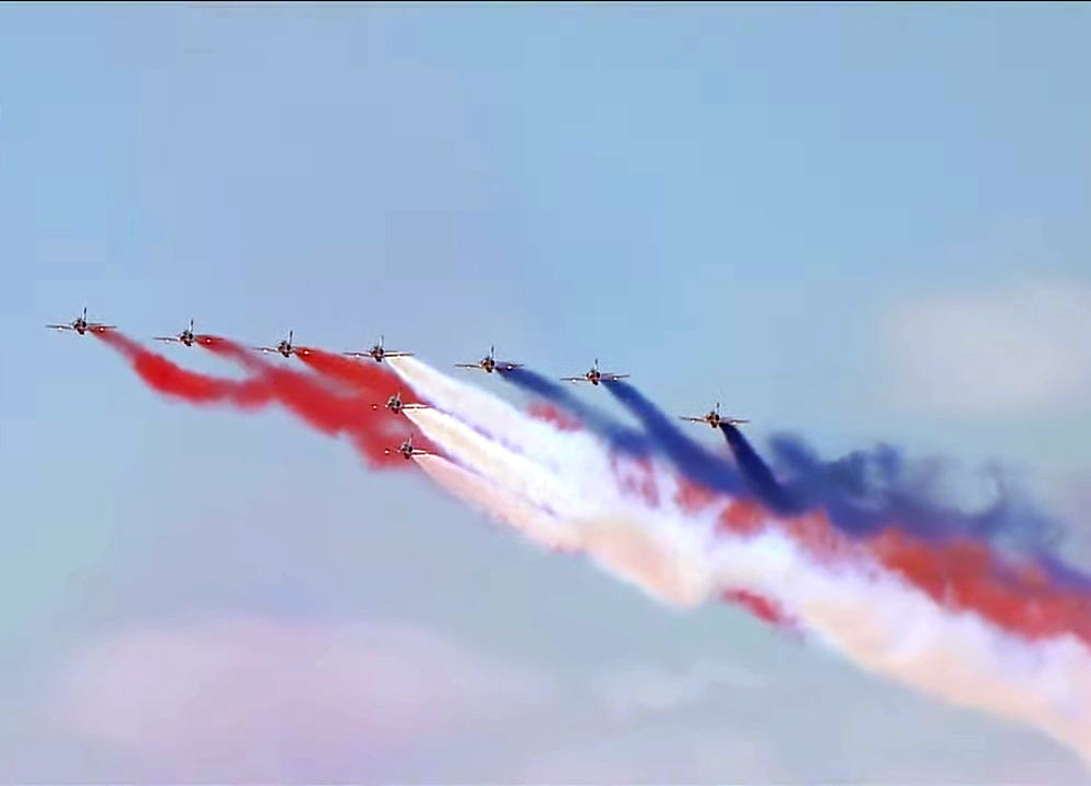 The three-day event is being held at El Alamein International Airport in northern Egypt, with participants from over 100 countries.(Supplied)