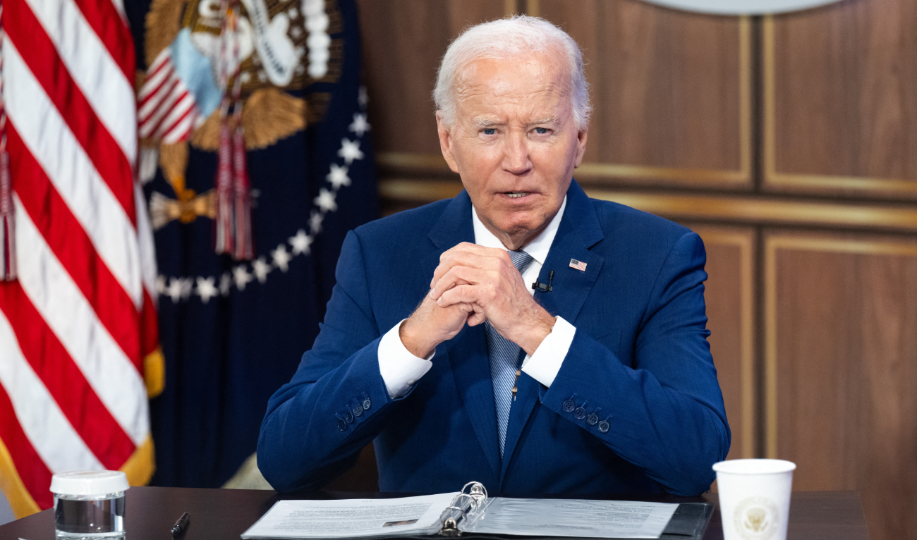 US President Joe Biden speaks at the kickoff event of the Investing in America content series in the South Court Auditorium of the White House in Washington, DC, September 3, 2024. (AFP)