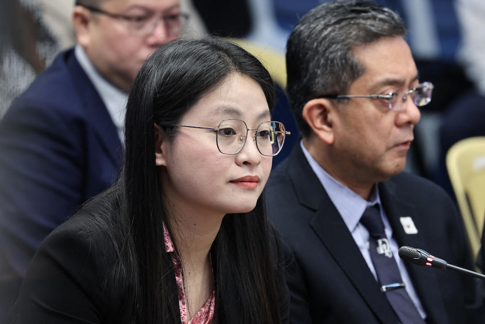 Former mayor Alice Leal Guo faces charges of graft, money laundering and human trafficking in relation to the scam farm raid in Bamban, north of Manila. (AFP)