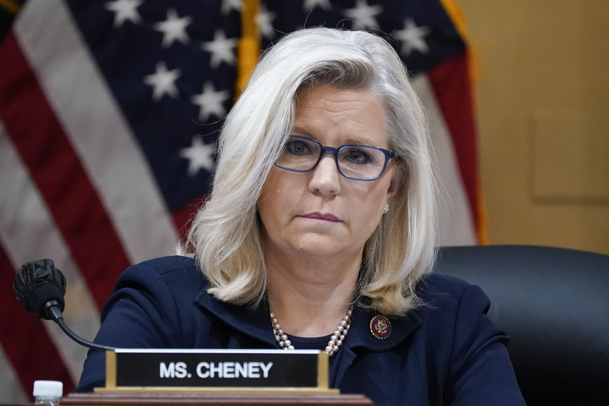 Former Wyoming Rep. Liz Cheney says she is not voting for Donald Trump, because he is a danger to the US constitution. (AP/File)