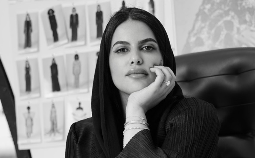 Kawthar Alhoraish, founder of Kaf by Kaf, has established herself as a prominent figure in Saudi Arabia’s burgeoning fashion scene. (Supplied)