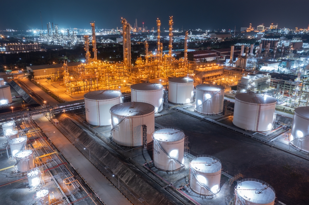 Oil prices edged up after plunging to multi-month lows previously as major producers may delay an output increase planned for next month. Shutterstock.