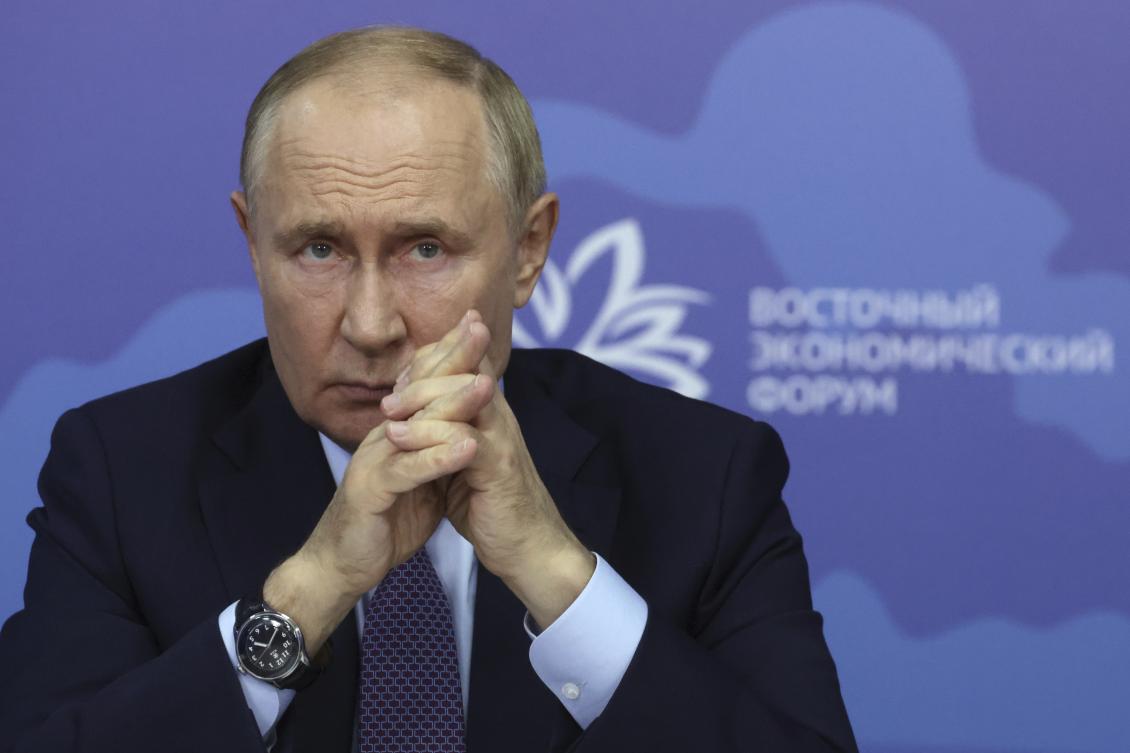 Russian President Vladimir Putin said that that China, India and Brazil could act as mediators in potential peace talks over Ukraine. (Sputnik, Kremlin Pool Photo via AP)