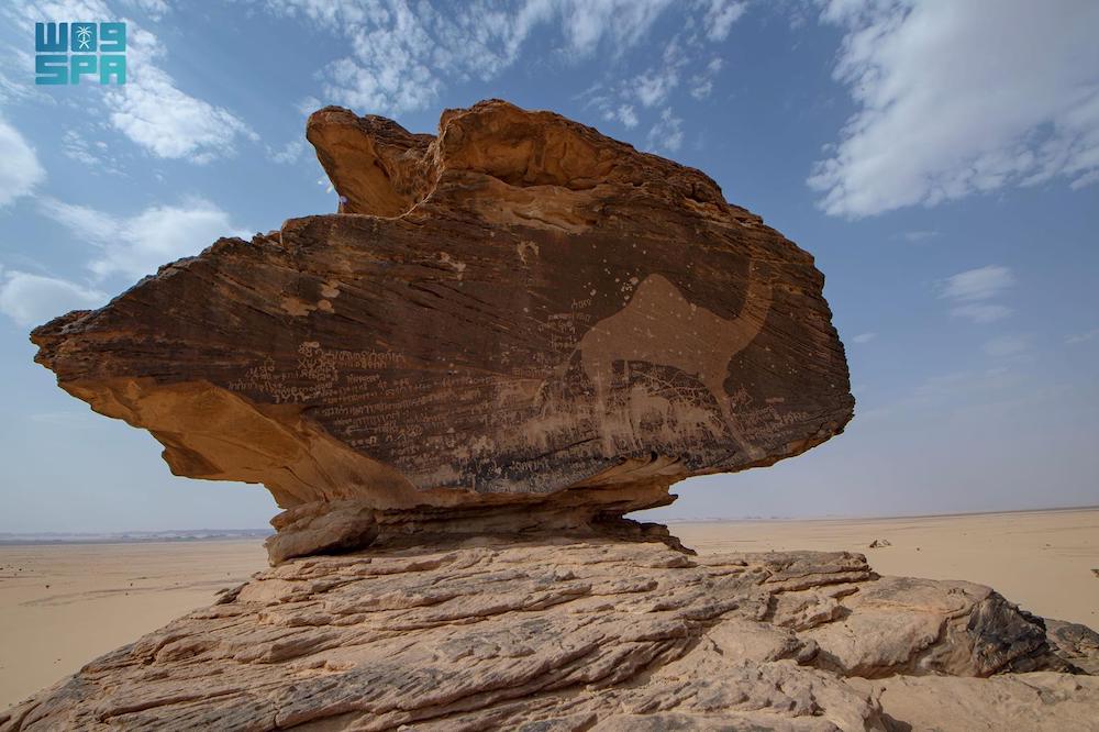 Najran Region is a treasure trove of rock carvings and ancient Arabic inscriptions that offer a glimpse into the lives and development of its ancient inhabitants. (SPA)