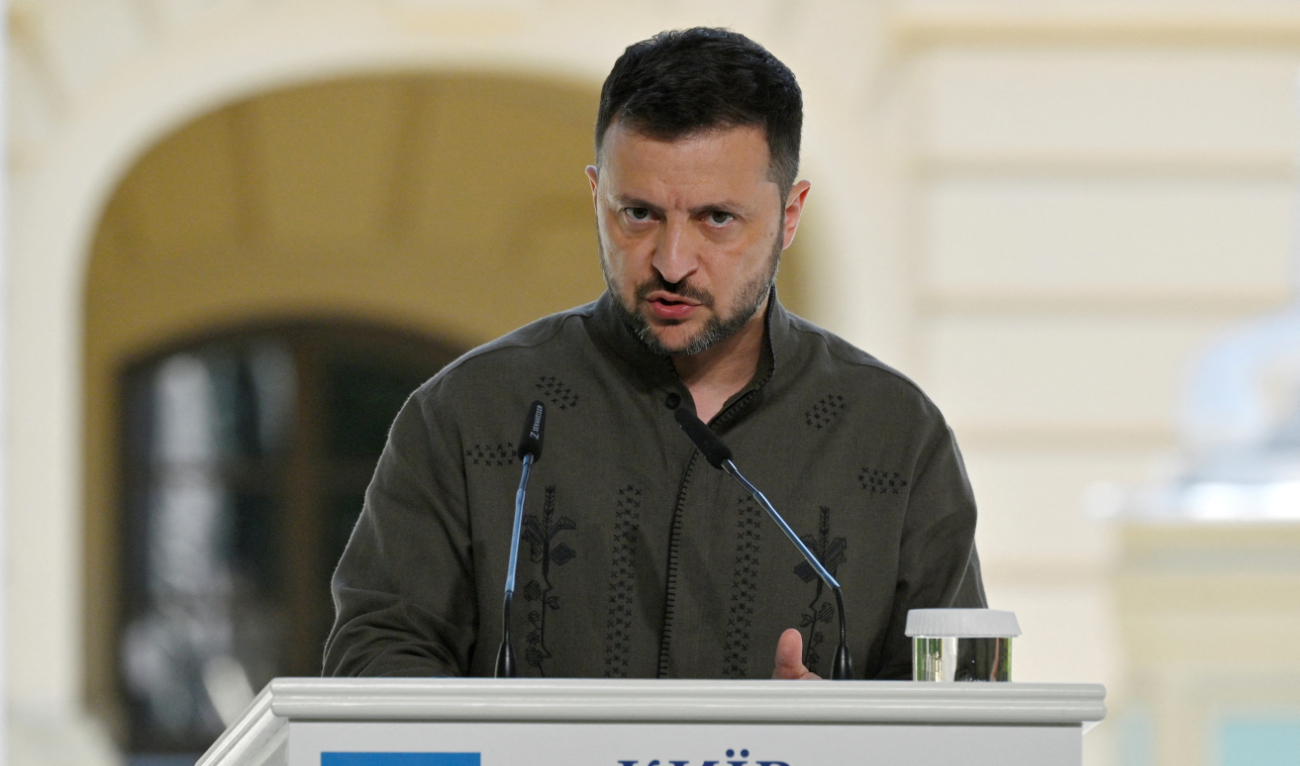 Zelensky replaced a string of ministers in a shake-up that sources suggested was a bid for his office to exert more control over a host of issues related to the war. (AFP)