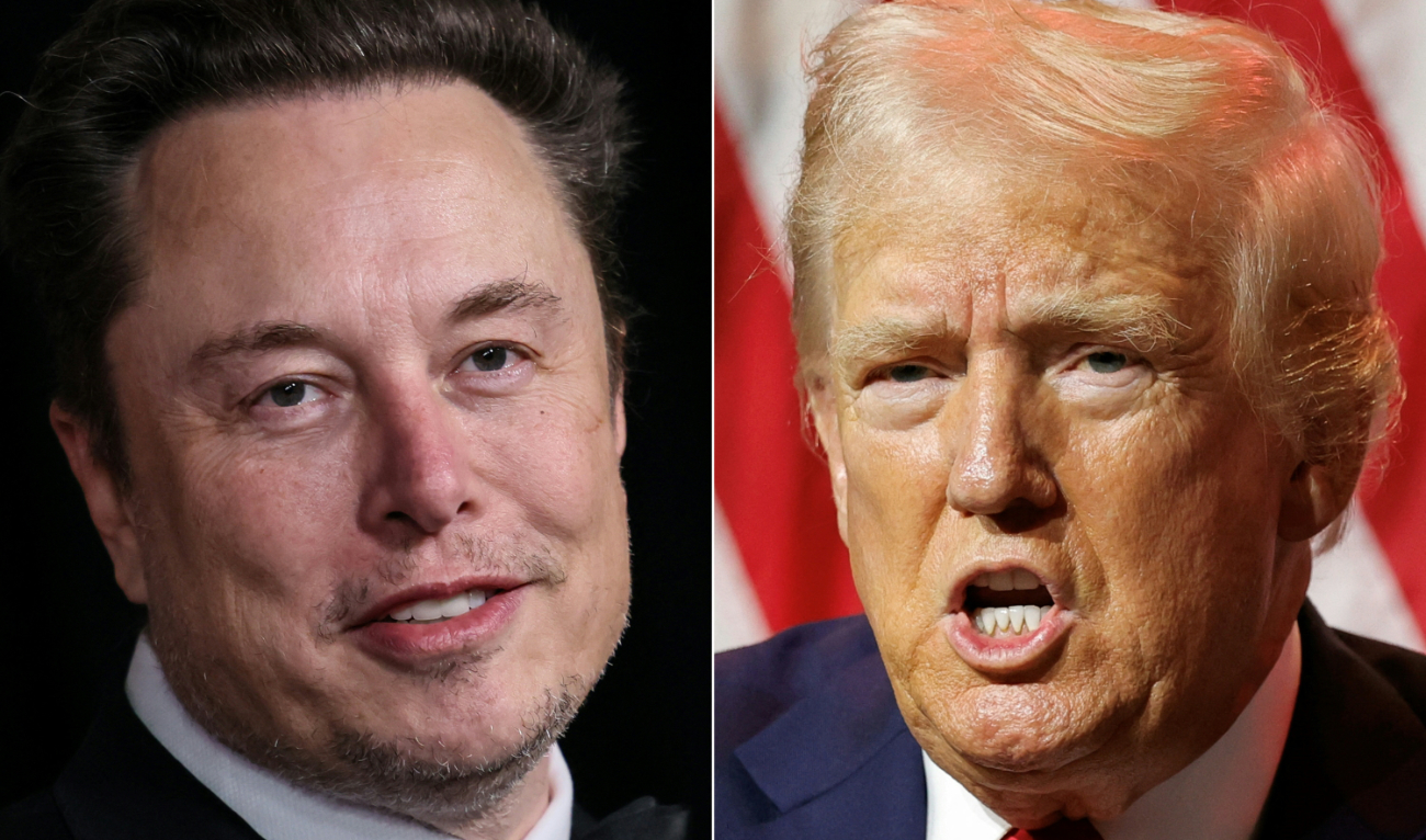 Trump said that at Musk’s suggestion, he would “create a government efficiency commission tasked with conducting a complete financial and performance audit of the entire federal government.” (AFP)