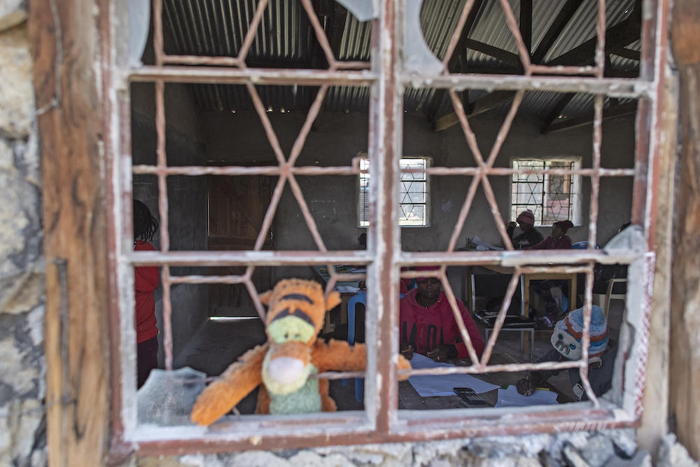 Above, a school in Kyeni, Nyeri county in central Kenya. There have been numerous school fires in Kenya and across East Africa. (AFP file photo)