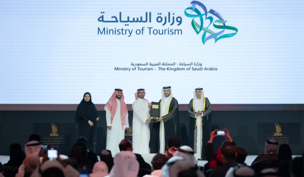 Tourism Ministry wins best integrated communication system award at SGCA 2024. (SPA)