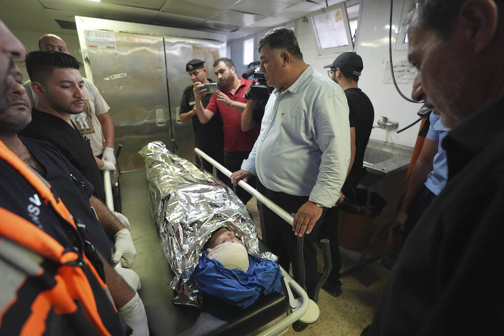 Aysenur Ezgi Eygi, 26, was shot in the head in the Nablus area of the northern West Bank while protesting. (AP)