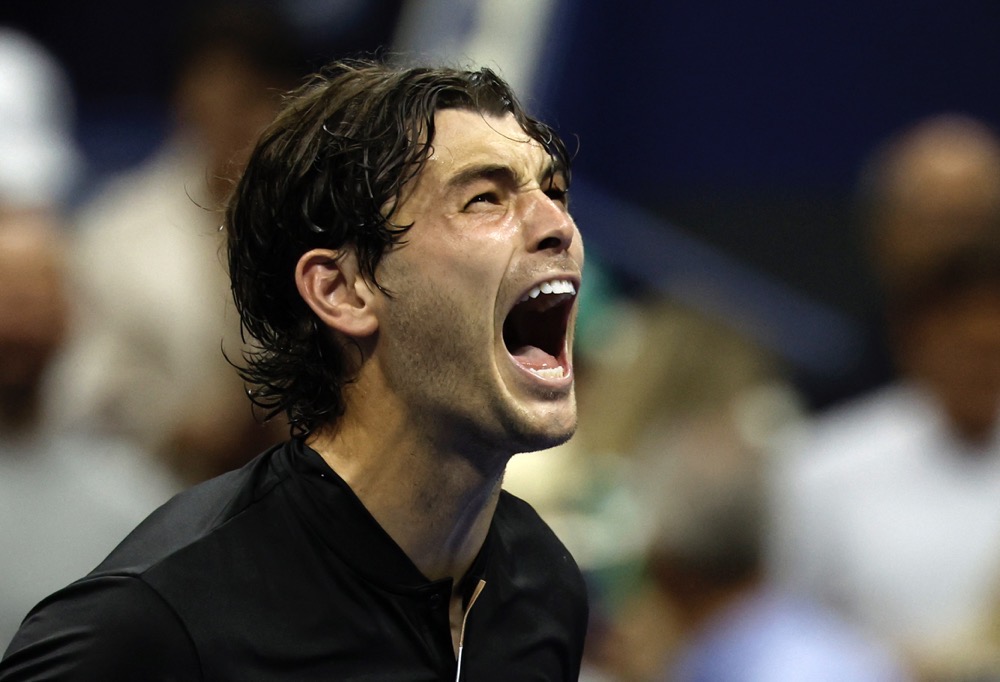 Fritz will be the first US man to appear in a major final since Andy Roddick lost to Roger Federer at Wimbledon in 2009. (Reuters)