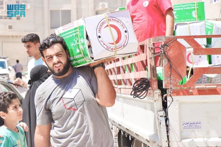 KSrelief distributes 2,916 food parcels in Libya (SPA)