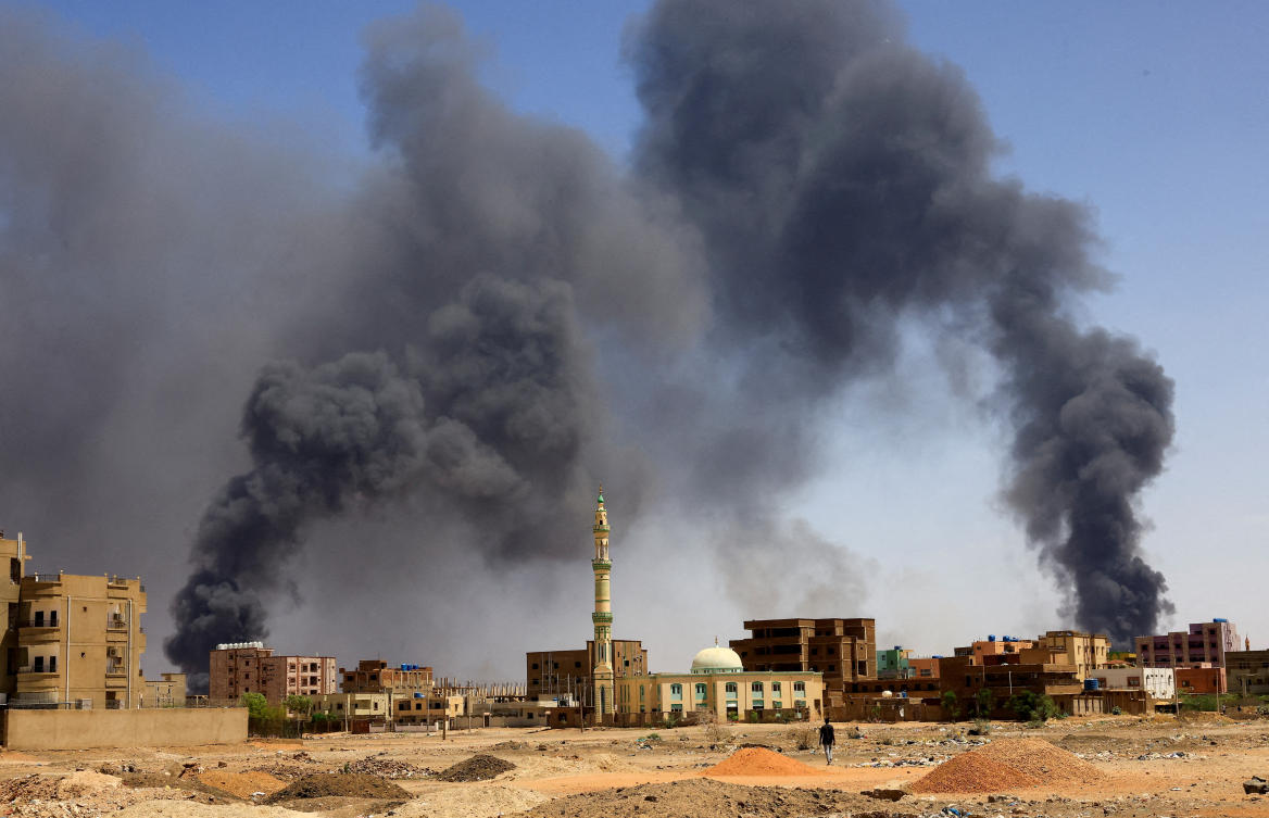 Khartoum North, above, a northern suburb of Sudan’s capital Khartoum, has seen fierce fighting between the Sudanese the army and paramilitary forces. (Reuters)