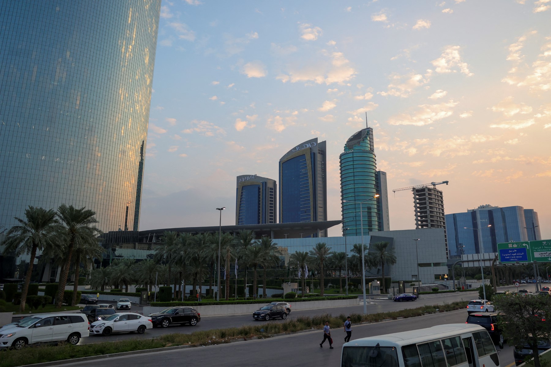 A picture shows a general view of the Saudi capital Riyadh on October 31, 2023. (AFP)