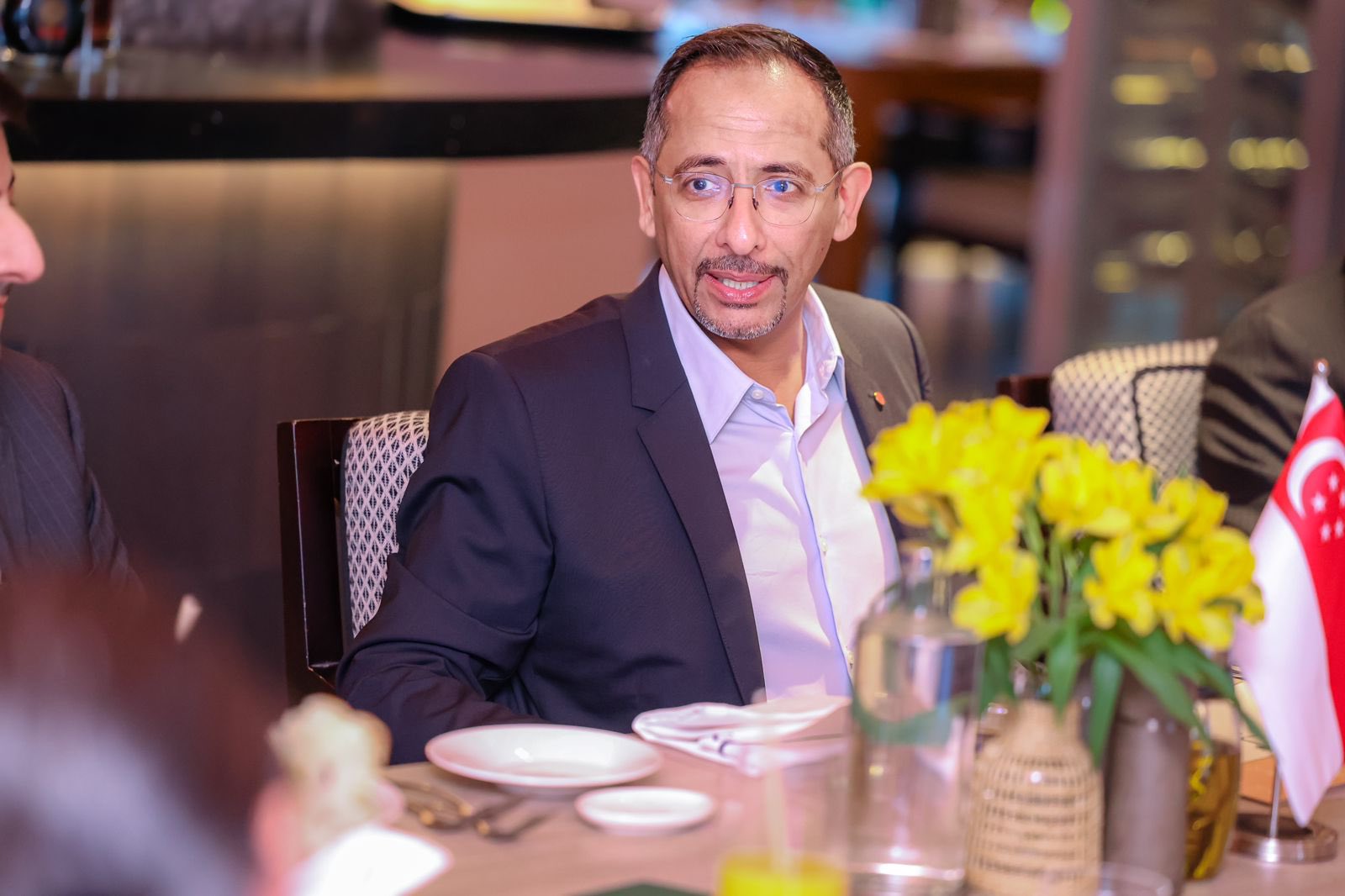 Bandar Alkhorayef during a visit to Singapore as part of his wider East Asia tour, which includes visits to China and Hong Kong. (X/@BAlkhorayef)