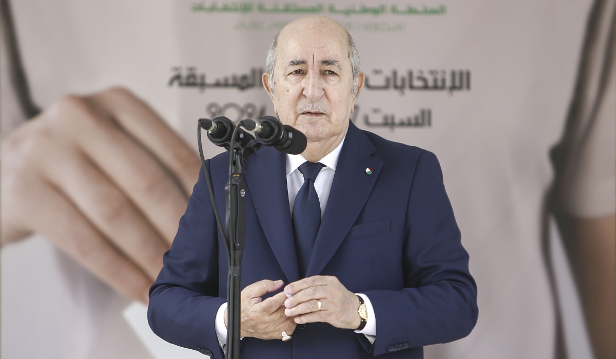 Algeria’s president joins opponents in claiming election irregularities after being named the winner