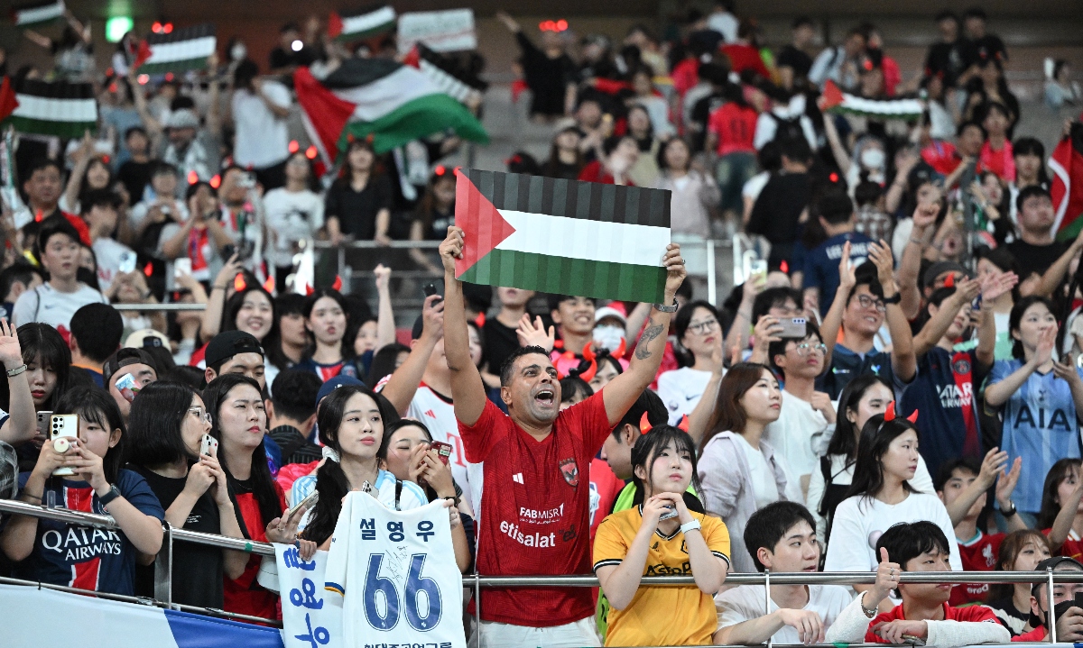 Palestine’s goalkeeper Rami Hamadeh also excelled but is one of a number of free agents in the squad. The lack of game time for some makes the result in Seoul even more impressive. (AFP)
