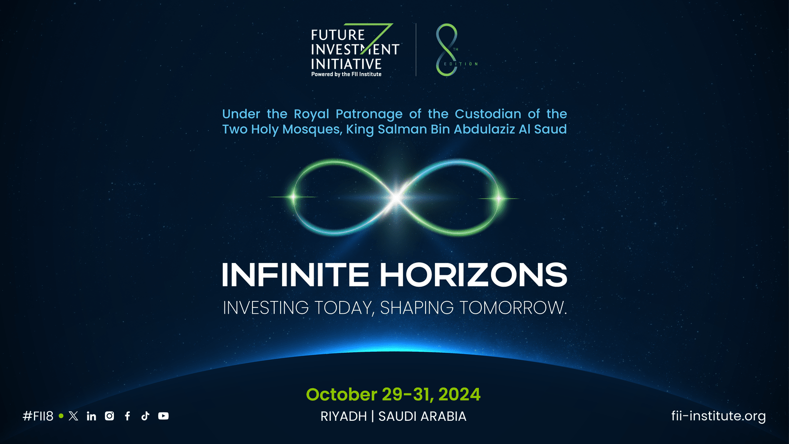 The annual event is expected to see more than 5,000 guests and 500 speakers. FII