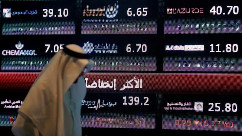 The benchmark index saw a total trading turnover of SR6.15 billion ($1.66 billion), with 18 stocks advancing and 212 retreating. Reuters/File