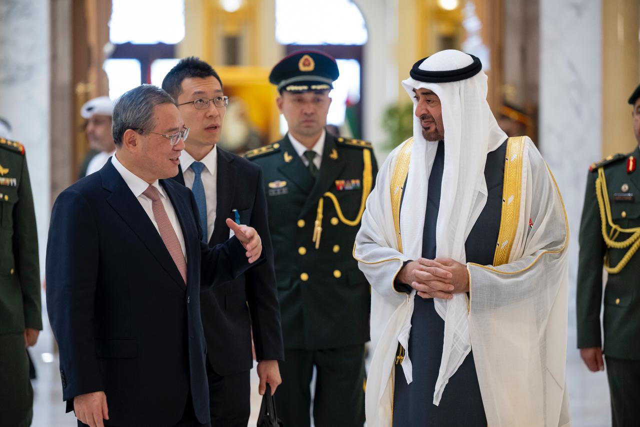 UAE ruler receives China’s Premier Li Qiang in Abu Dhabi