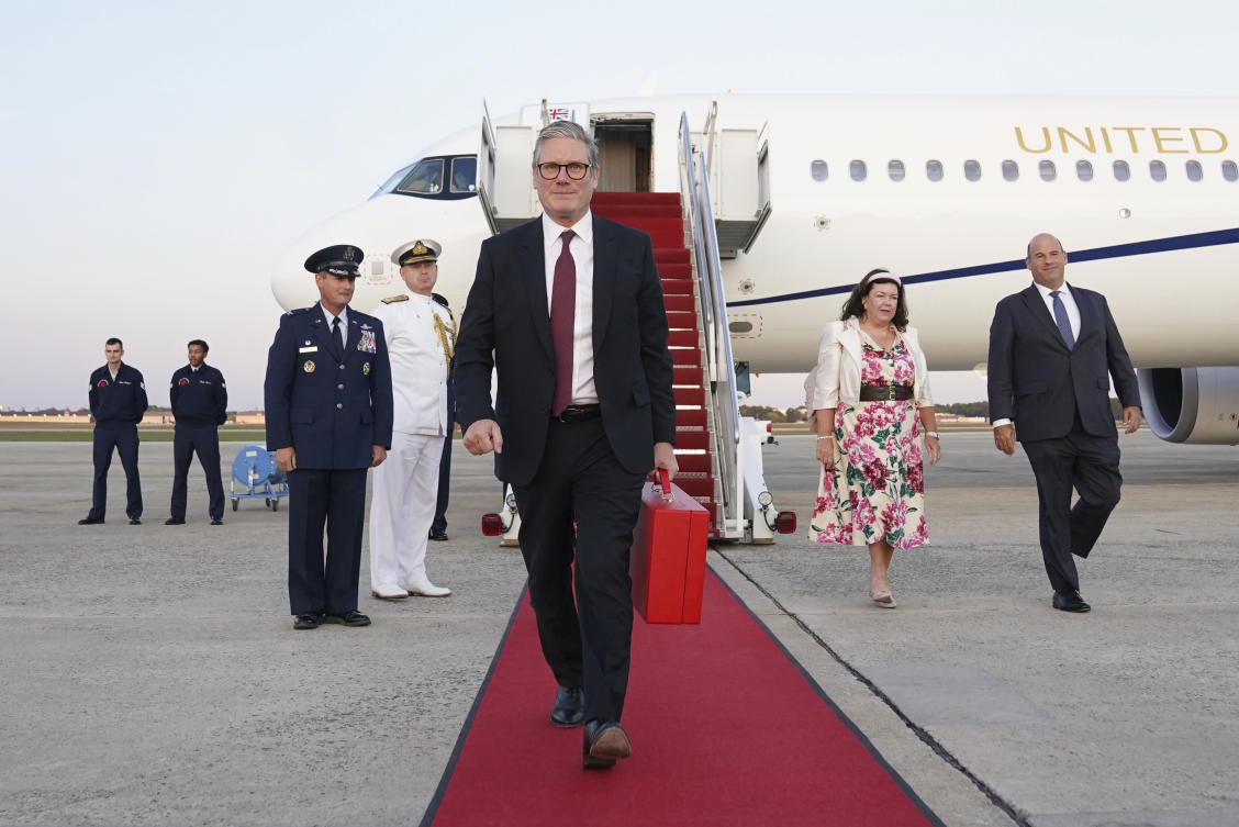 Ukrainian officials renewed their pleas during this week’s visit to Kyiv by US Secretary of State Antony Blinken and UK Foreign Minister David Lammy. (AP)