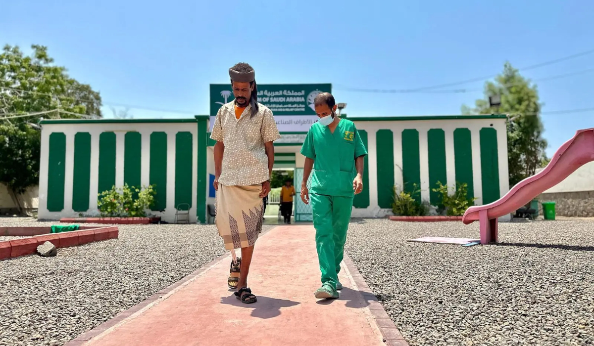 KSrelief provided prosthetic limbs, orthotic devices, and physiotherapy to 2,961 patients. (SPA)