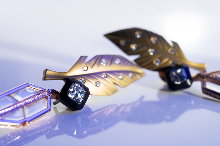 From pale pink sapphires and morganite to pastel yellow diamonds, the interplay of colors is something Princess Nourah is known for. (Supplied)