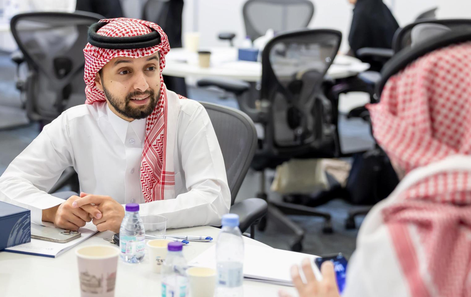 Participants received intensive training in three tracks: space business, space software and data, and space engineering, the Saudi Press Agency reported on Monday. (SPA)
