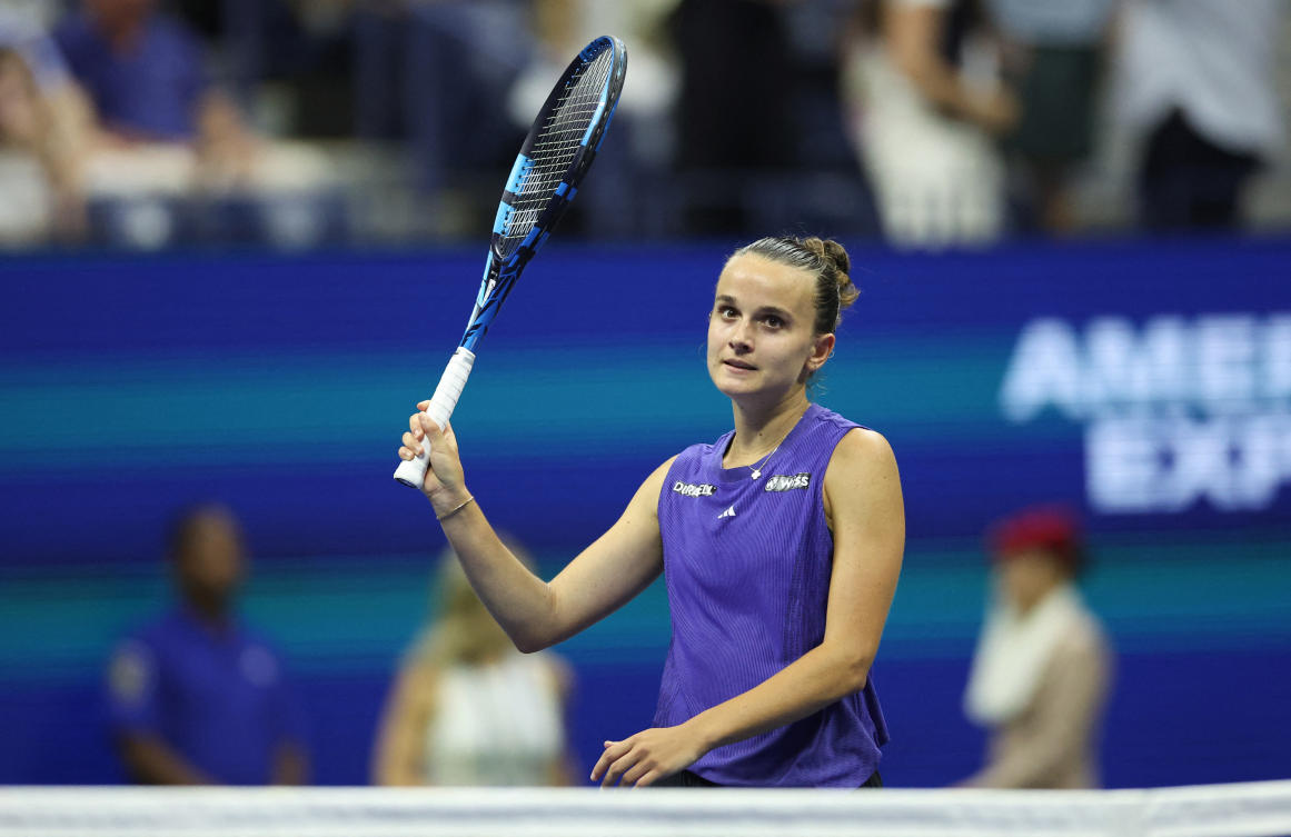 One of the suspended matches included top-seeded Dayana Yastremska’s first-round match against Mai Hontama. (AFP)